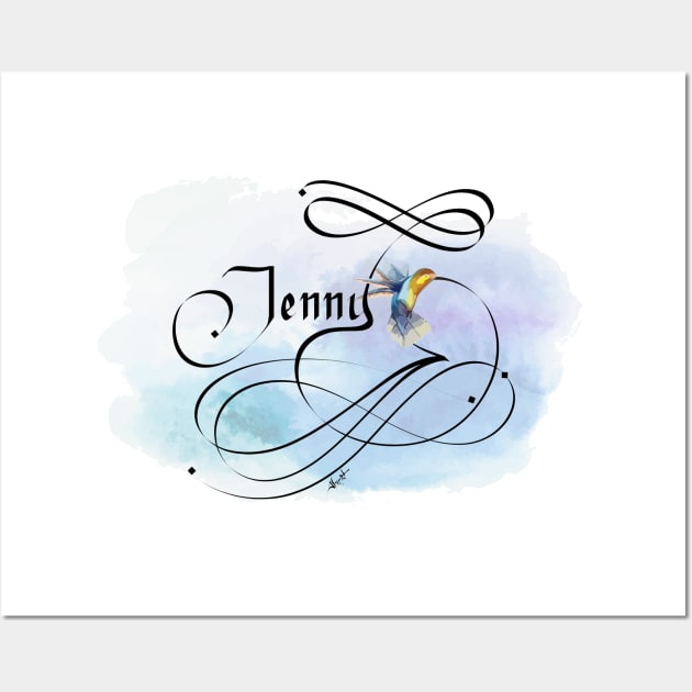 Jenny female name Wall Art by AhMath